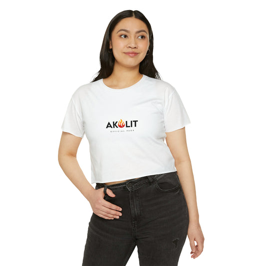 simple Women's Akolit Brand Crop Top